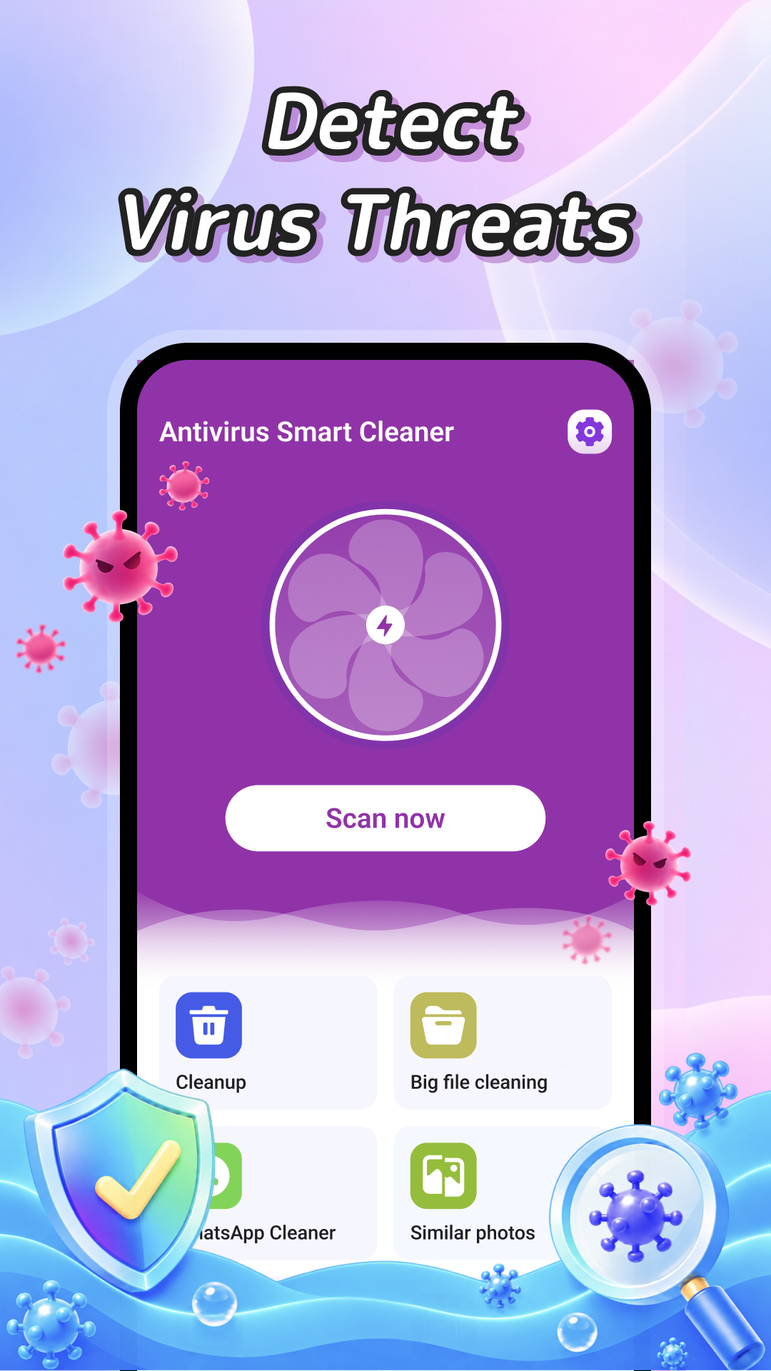 Antivirus Smart Cleaner virus scanner app preview